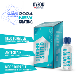 GYEON Q2 Leather Shield EVO 50ml - Advanced SiO2 based Automotive Car Durable Leather Ceramic Coating