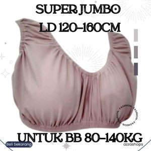 SUPER JUMBO LD 120-160cmuntuk BB 80-140kg MINISET DEWASA BRA  BRA KARET MINISET ANTI BEGAH