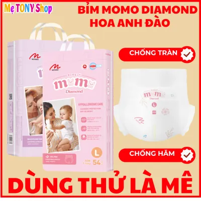 [Dùng Thử Là Ưng] 1 Miếng Bỉm Tã Dán/Quần Momo Diamond (Tinh Chất Hoa Anh Đào Chống Hăm)