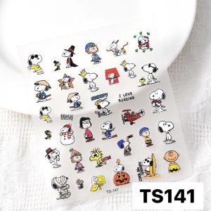 TS สติ๊กเกอร์แปะเล็บ ลายดอกไม้ การ์ตูนน่ารักๆมาใหม่จ้า พร้อมส่ง