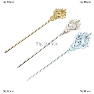 [COD] Big House 10ชิ้นตัวเชื่อมขนนกฟีนิกซ์โลหะผสมขนาด163x3.3มม. แท่งเหล็กติดผมขนาด x มม. อุปกรณ์เครื่องประดับแบบทำมือ