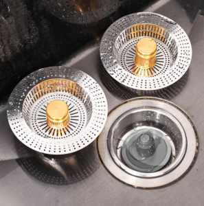 Bộ Lọc Rác Chậu Rửa Bát Bằng Thép Không Gỉ Thiết Kế Dày Dặn - Phụ Kiện Rửa Bát Chống Tắc Ống Hiệu Quả Thoát Nước Nhanh