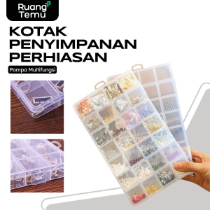 Kotak Penyimpanan Perhiasan Grid Box Multifunction Organizer 24 Slot