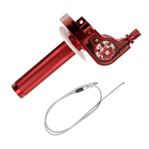 7/8" 22mm Moped Scooter ATV Quad Bike Handlebars CNC Aluminum Accelerator Throttle Twist Grips M10*1.5