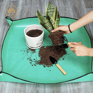 Colorplus Plant Repotting Garden Mat Waterproof Transplanting Mats Indoor Succulent Potting Mat Portable Gardening Soil Mat