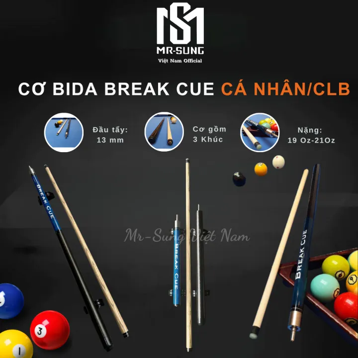 Gậy Bida Phá Nhảy - Cơ Phá Nhảy 3 Khúc BREAK CUE - Cơ Phá Nhảy Chuyên Nghiệp Rẻ Nhất Thị Trường MR SUNG VIỆT NAM