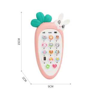 EL UBAY Mainan ponsel musik anak-anak / bayi bayi bisa menggigit gigi mesin cerita Toys Music