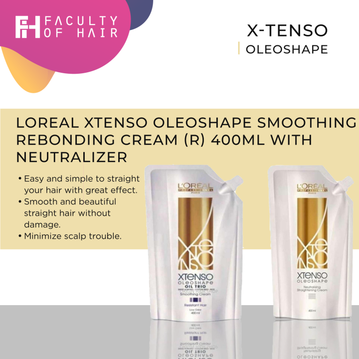 Hair Straightening Cream Loreal Xtenso Oleoshape Oil Trio Price