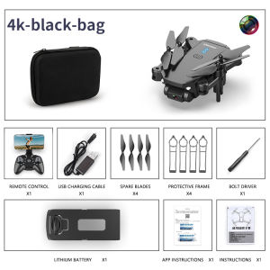 S603 RC Mini Drone With 4K HD Dual Camera Aerial Photography WIFI FPV Foldable Durable Quadcopter Height Hold Toys