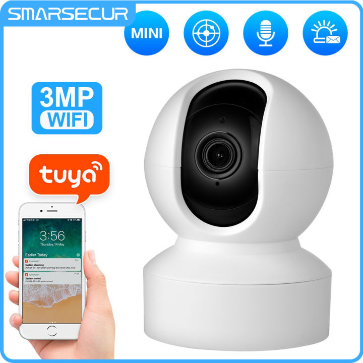 Home Camera with Pan-Tilt Function, Movable Detection, Tuya Smart wifi ...