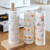 VILLA Disposable Kitchen Oil Absorbent Paper Towels Washable Dish Towel Non-Toxic Kitchen Tissue Paper