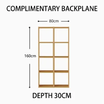 Bookcase Shelves Household Living Room Shelves Random Combination Of Storage /Complimentary backplane