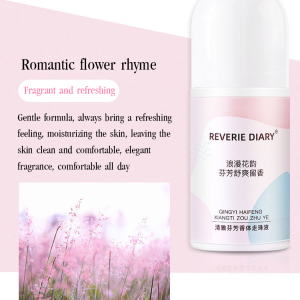 Body Odor Roll-On Fragrance Body Refreshing Antiperspirant Lotion 香体清爽止汗露