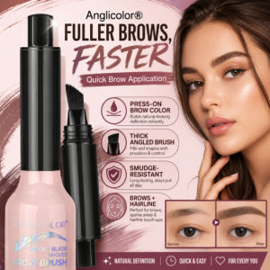 Large Brush Eyebrow Tint Gel Smudge Proof Press Type Natural Wild Brows Hairline Filler Waterproof Long Lasting Eyebrow Makeup Brow Pomade