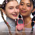 Chu Chu Beauty Heart Blush Duo in Always Rosy. 