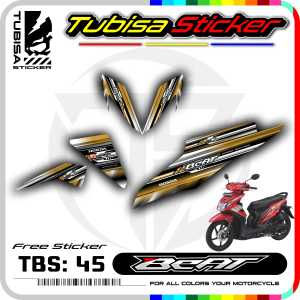 Sticker Striping Variasi Beat FI - Stiker Sticker Striping Variasi Motor Beat FI. TBS.45