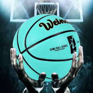 Bóng Rổ 7 Chống Mài Mòn pu Da Mềm Học Sinh Trung Học Cơ Sở Người Lớn Phát Sáng Dạ Quang Huỳnh Quang Chính Hãng Đầy Màu Sắc Phản Chiếu Bóng Xanh