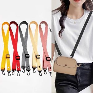 BESTITIT Replacement Shoulder Strap Lanyard Solid Color Nylon Crossbody Bag Strap Portable Adjustable Phone Case Hanging Rope Bag Accessories