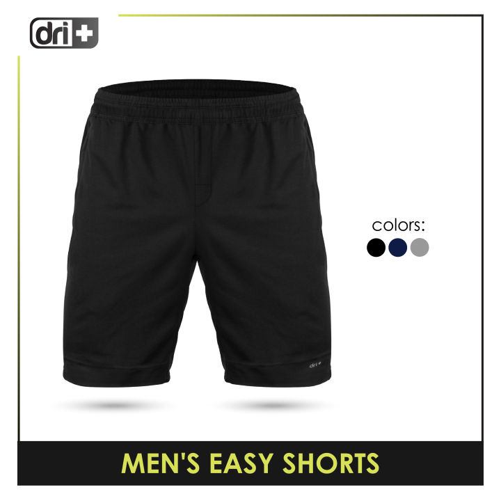 Dri Plus Men's Anti-Odor Sweat Wicking Easy Shorts ODMBX0401 | Lazada PH