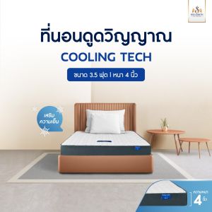 SOLOMON ที่นอนเย็นดูดวิญญาณ หนา4นิ้ว หนา6นิ้ว รุ่น Cooling Tech ที่นอนเย็น นุ่มแน่น แถมประกัน 10 ปี