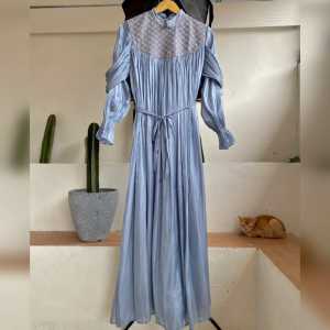 Dress Shimmer Premium Full Puring Tali Lepas