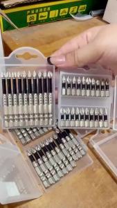 LeY Xuan 6PCS High Magnetic Screwdriver Drill Bit Set K5 PH2 Alloy Steel Non-slip Cross Head Electric Screwdriver Tips Impact Resistant Bits