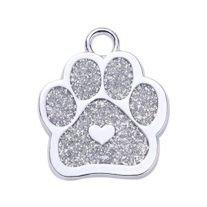 [Free Engraving] Personalized Pet Dog Cat ID Tag Engraved Pendant Puppy Necklace Charm Accessories
