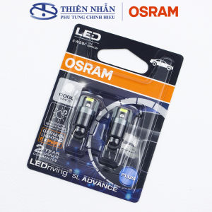 Bóng đèn led Osram T10 sương mù tín hiệu demi định vị lùi biển số nội thất.. sáng trắng 2980CW