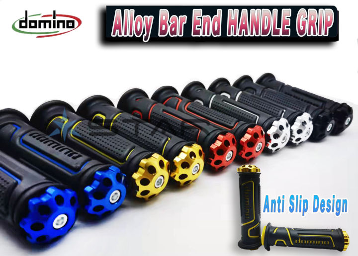 COD Domino Handle Grip Smooth Rubber With Alloy Bar End High Quality A