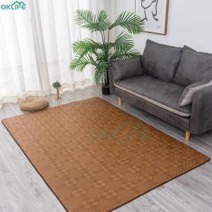 [OKLIFE. SG]Natural Rattan Cooling Floor Mat Summer Bamboo Woven Car Non-Slip Living Room Rug for HDB Home