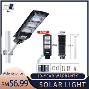 【Ready stock】lampu solar light outdoor lighting Human body induction 1600W waterproof light lampu light Street light