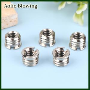 Aolie 5Pcs Camera Screw Nut 1 4 To 3 8 Inch Convert Screws Standard Adapter Screw