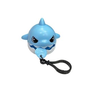 Pull Line Shark Clockwork Keychain Cute Bag Pendant