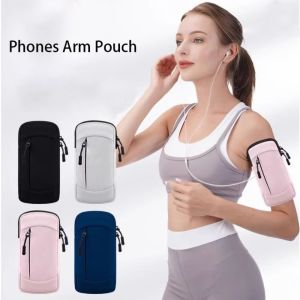 MUQZI running belt bag belt bag for running belt bag jogging waist bag for running jogging bag for women runners belt bag Waterproof Running Mobile Phone Arm Bag Large capacity PU Running Phone Holder Vertical Armband Sports Phone Case Running Accessory