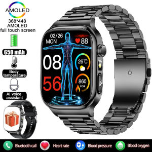 Smart Watch ECG Health Monitoring LED Flashlight BT Call Outdoors Sports Fitness Tracker Smartwatch