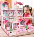Doll House Kids Girl Sale Toys for Kids Dollhouses Toys for Girls Kids Toys Castle Princess Play House Pretend Play For Girls Children's Toy. 