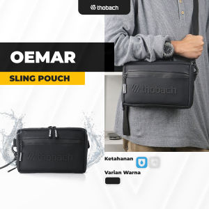 Thobach - Tas Selempang Pria Sling Bag Oemar Waterproof Clutch Bag Pria Anti Air Pouch Bag Pria