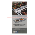 Kris 3Pan Buffet Server 3Slice Alat Penghangat Makanan 2.5L Masakan Model Panjang Warmer Food Pengaturan Suhu Tutup Transparan Krisbow Krischef. 