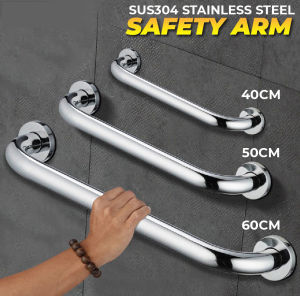 60cm Handle Kamar Mandi Pegangan Bathub Gagang Bar Kamar Mandi Toilet Bahan Stainless FS