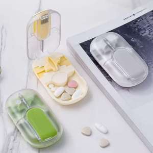 Magnetic Pill Cutter with Storage Box