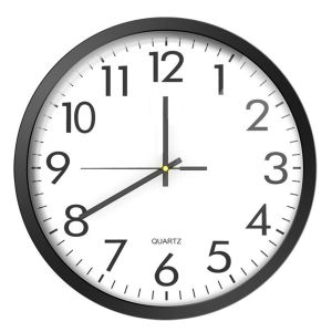 7.5-10-11.5 นาฬิกาแขวนทรงกลม เรียบง่ายและมีสไตล์ นาฟิกาแขวนผนัง นาฬิกทรงกลม เข็มเดินเรียบ ไร้เสียง ระบบ QUARTZ wall clock