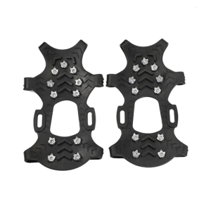 2pcs Durability Hiking Grip Walking Tractions Cleats Shoe Spikes Shoe Claws for Binding Outdoor Footwear