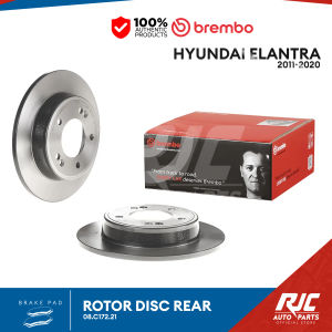 BREMBO ROTOR DISC REAR HYUNDAI ELANTRA 2011-2020 08C17221  ( 2 PCS )