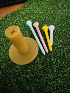 ชุดทีตั้งลูกกอล์ฟยาง สามารถปรับระดับได้ (ชุดทีตั้ง 4 ตัว )