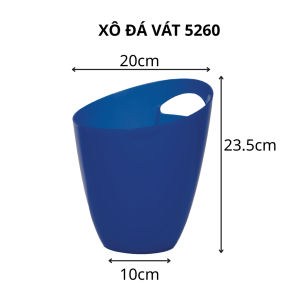 Xô Đá Vát Việt Nhật Ướp Lạnh Đồ Uống 5255/56/58/60 Xô Đá Nhựa PP Có Quai Xách Bền Bỉ - TADAHOME