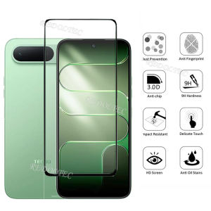 For Tecno Spark 50 5G 2 in 1 Screen Protector+ Protector Full Cover Full Glue Tecno Spark50 Tempered Glass Film Protection With Camera Flim Protection