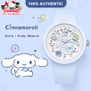 (With Box/43.5cm)100% Authentic Sanrio Cinnamoroll Watch for Kids Girls Quartz Watch Waterproof Comfortable Strap Shockproof Birthday Gift Kids Watch 897