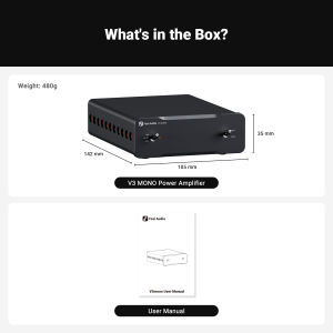 Fosi Audio V3 Mono Stereo Power Amplifier 2/2.1/3/4/5 Channel TPA3255 Mini Amp 240W Professional Amplifier for Home Theater