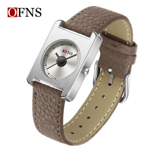 Ofns Đồng hồ nữ lai vuông & tròn retro chống nước chống sốc Tre/da/dây đeo silicon 23 màu sắc tùy chọn đồng hồ đeo tay sang trọng cổ điển sang trọng nhẹ dành cho nữ món quà tốt nhất cho bạn gái/bạn thân