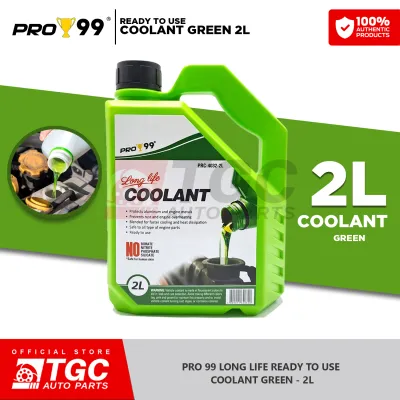 PRO-99 Long Life Radiator Coolant / Ready to use Coolant Green 2 Liters ( 2L ) - 1pc